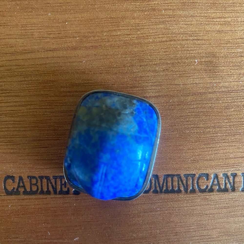 MMA 1976 Lapis Scarab Pendant